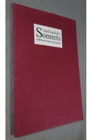 Kiril Kadiiski - Sonnets - illustré - Fata Morgana EO limité à 330 ex sur vergé
