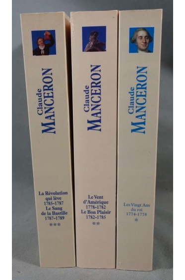 Les hommes de la liberté - 5 tomes en 3 volumes - Claude Manceron -