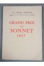 Grand Prix du Sonnet 1957 - La Légion Violette - Edition originale numérotée.