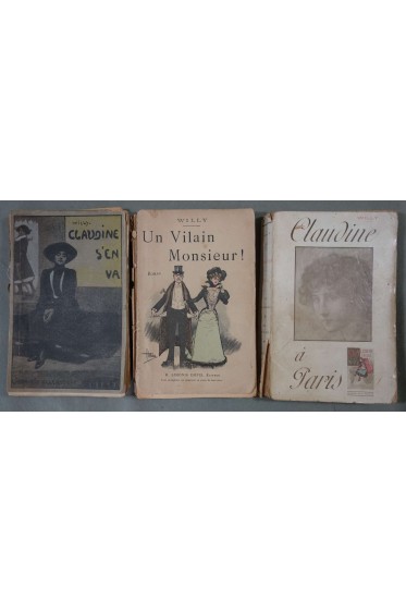 Lot Willy: Claudine s'en va + Un Vilain Monsieur + Claudine à Paris -