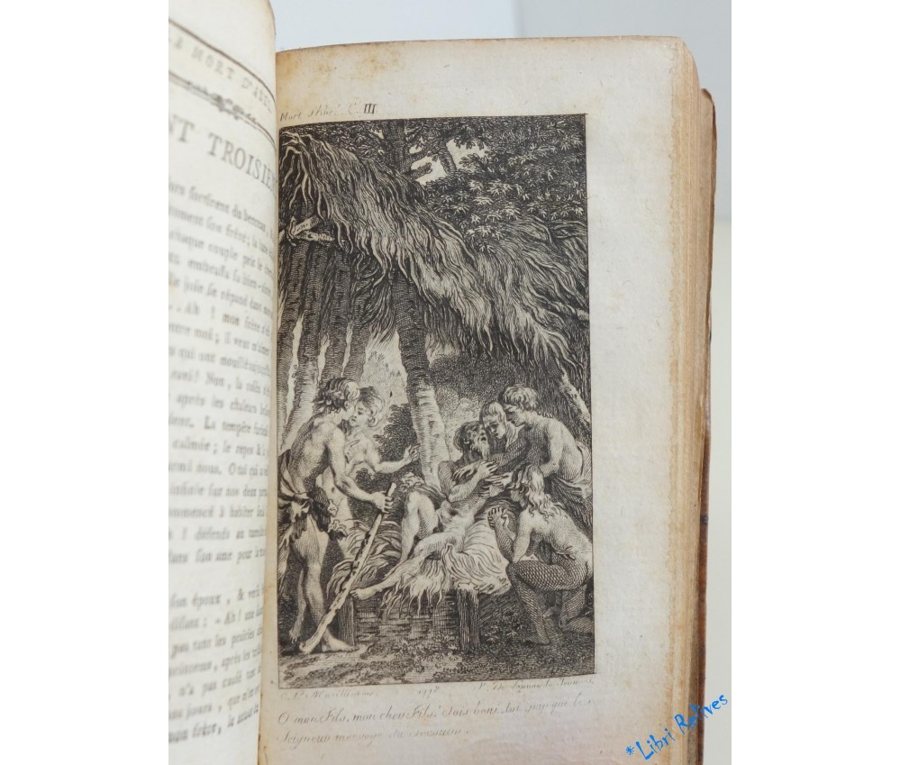 Ancien Livre – Œuvres Complettes De Gessner, édition Cazin 1780, 3 Tomes Illustrés