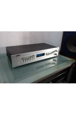 BST 7-Band Stereo Graphic Equalizer CK20ES + Spectrum analyzer - égaliseur graphique vintage