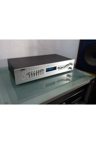 BST 7-Band Stereo Graphic Equalizer CK20ES + Spectrum analyzer - égaliseur graphique vintage