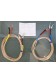 Cables enceintes montés REAL CABLE Bi-Metal Cuivre/Argent 2 x 2,3 m TDC 2,5mm²