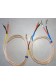 Cables enceintes montés REAL CABLE Bi-Metal Cuivre/Argent 2 x 2,3 m TDC 2,5mm²