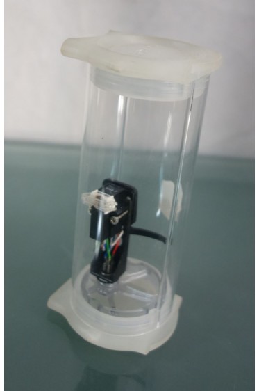 Cartridge DJ Shure M44-7 NO stylus !! testée + Headshell Gemini + Shure Tube Box