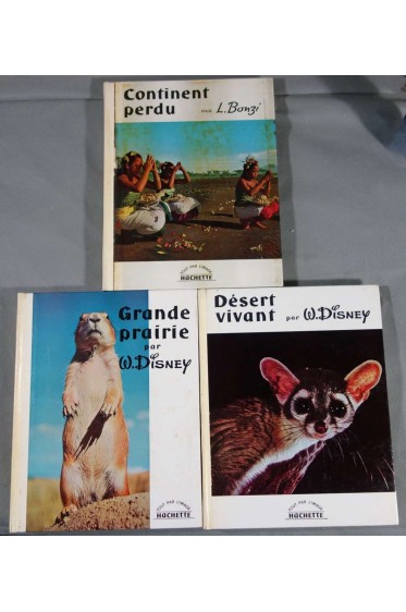 Lot: Le continent perdu + Grande prairie + Désert vivant