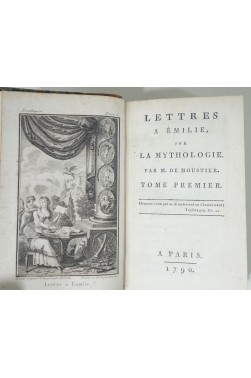Lettres à Emilie sur la mythologie, 1790. Complet avec gravures
